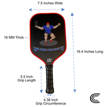 Load image into Gallery viewer, The Brute Pickleball Paddle by Calvin Keeney
